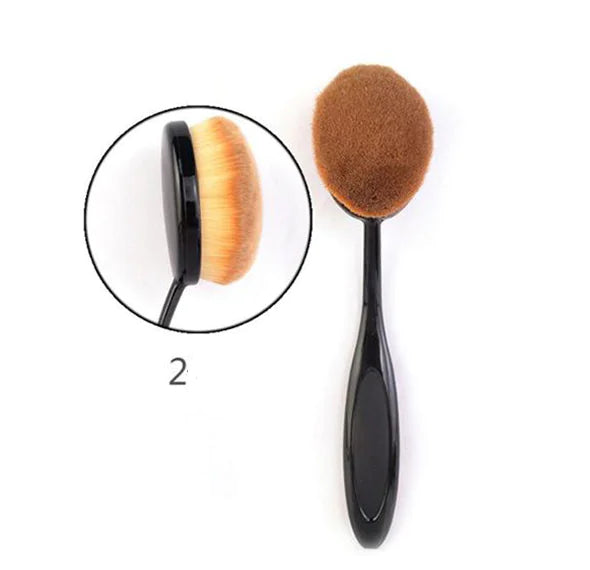 Toothbrush-Shaped Makeup Brush Set