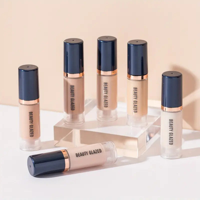 6-Color Liquid Foundation for Smooth, Bright Skin